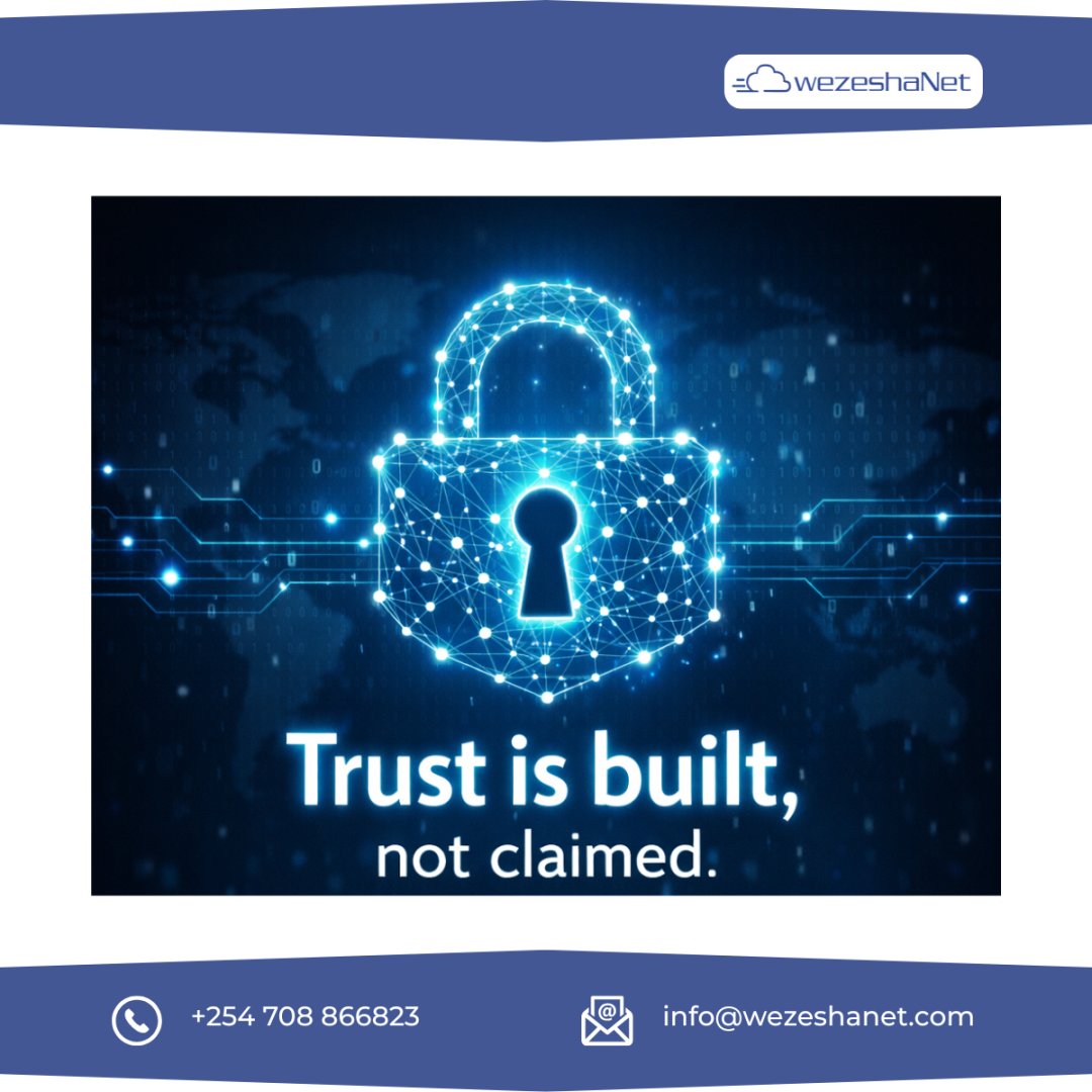 WezeshaNet's tweet photo. 🔐 Data Privacy Day | Trust Is Built, Not Claimed

Data is currency, and protecting it earns confidence.

1️⃣ Transparency 🔍 

2️⃣ Security 🛡️ 

3️⃣ Compliance ⚖️

Real trust goes beyond regulations — it’s a culture, not a checkbox.
#DataPrivacyDay #CyberSecurity #DigitalTrust https://t.co/sXgFNlKdZu
