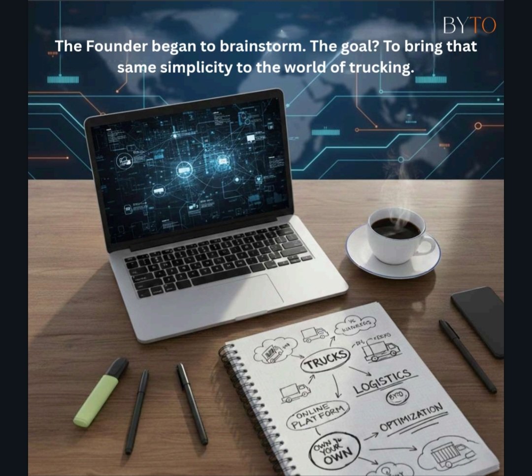 byto_official's tweet image. Every great startup begins with a spark of inspiration. BYTO name was born from a Figuring Out Media &amp;amp; Education podcast with Ritesh Agarwal.

#BYTO #StartupStory #LogisticsInnovation #BookTruckOnline  #IntraCityTransport #SupplyChainIndia