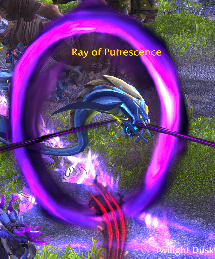 Fight the Twilight Blade and stop their iconic agents from across Azeroth's history! Asira Dawnslayer, Archbishop Benedictus... R...Ray Of Putrescence... You remember Ray of Putrescence, right? Right? Guys?