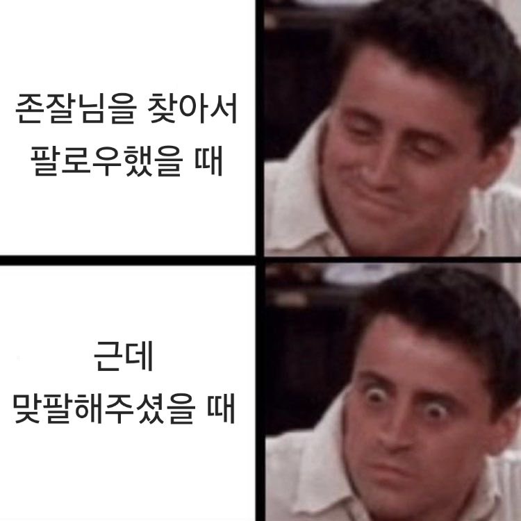 전이랑 지금 트친 목록 확인해보니 딱 이짤로 요약됨