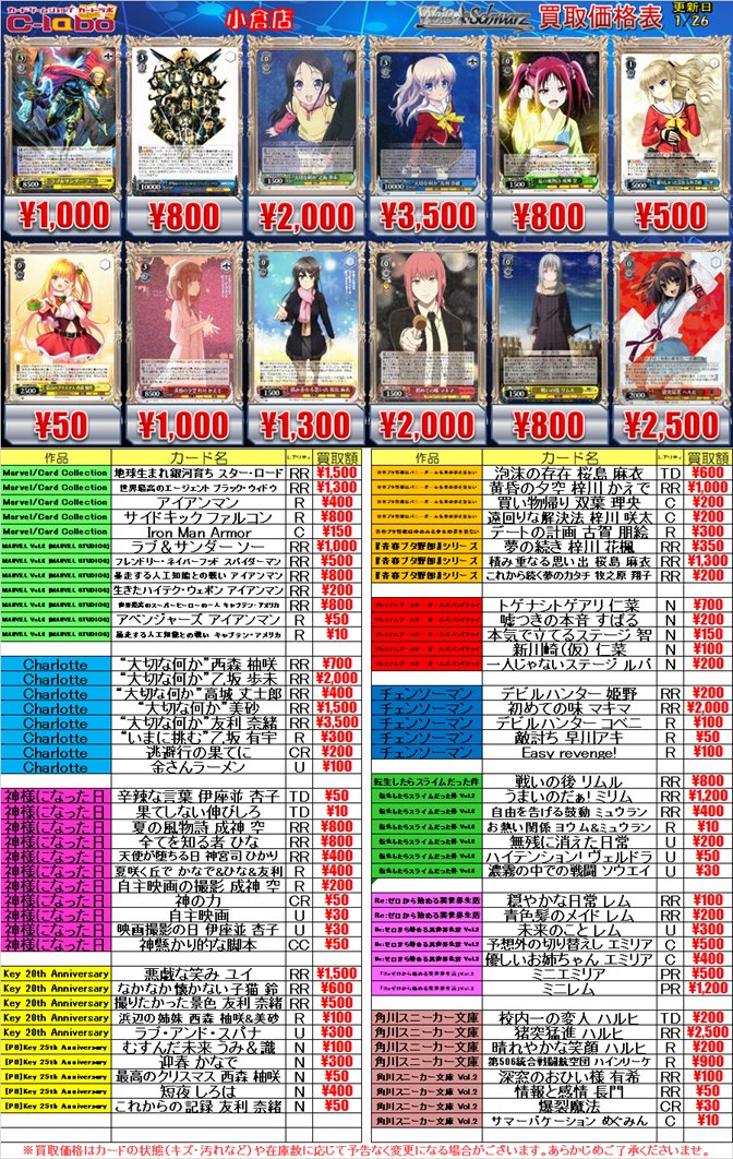 ヴァイス 買取情報】 『ウマ娘 プリティーダービー』など 各タイトル