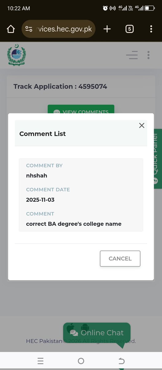 ifrazalidurrani's tweet photo. I have submitted an Application for attestation of My Wife's Degree but the college name which she graduated from is not available in the HEC list and as per the HEC directives the University Focal person is responsible for adding the college details at the HEC https://t.co/7fAhjNiD8Z