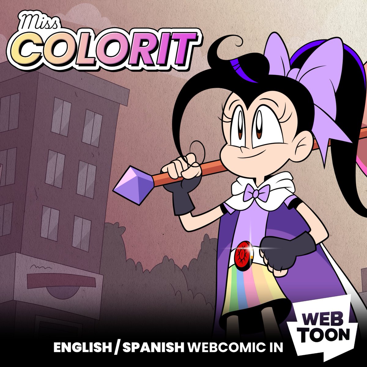 vinzound's tweet photo. A rework of the cover for my webcomic #MissColorit
Remember that you can read this webcomic in English and Spanish on #Webtoon
ENG: https://t.co/3RSohOgUna
ESP: https://t.co/huJ6d61lPZ https://t.co/pVMoxNEy2y