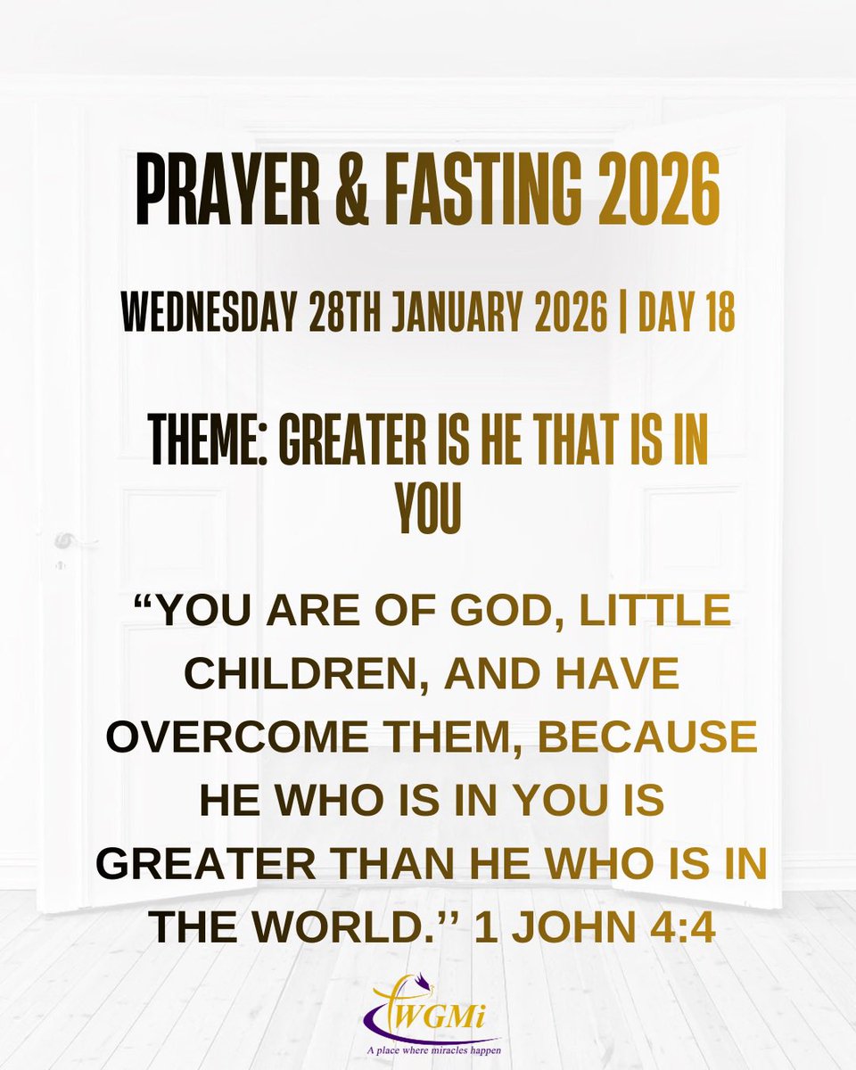 wgmichurch's tweet photo. Pray that the indwelling presence of the Holy Spirit will produce fruits in ur lives as you surrender more of your life to him. Submission,surrender,humility.

Pray that the Holy Spirt will fill you more&amp;more&amp;manifest His gifts in ur life as you are filled with the fulness of God https://t.co/UwMWmDCuA3