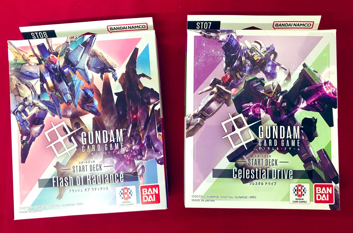 ガンダムカードゲーム 販売情報】 スタートデッキ 💎 Flash of