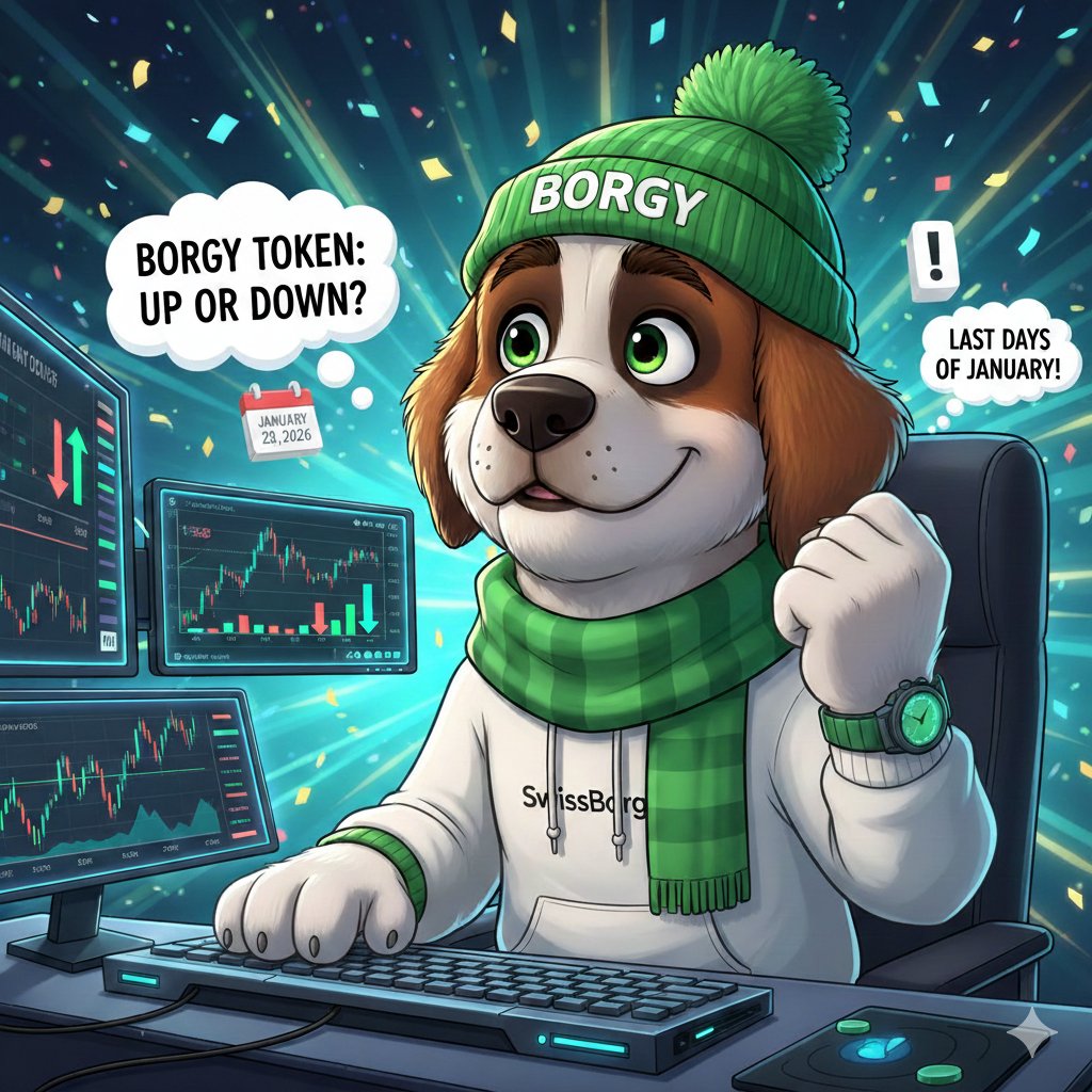 SadikAlWalid1's tweet photo. Final few days of January! 🐾 I’m glued to the charts watching $BORGY. Will we end the month up 🟢 or down 🔴? Drop your predictions below, Borgians! 🚀📈

#SwissBorg #BORGY #CryptoMarket https://t.co/Ro7BeNM6o6