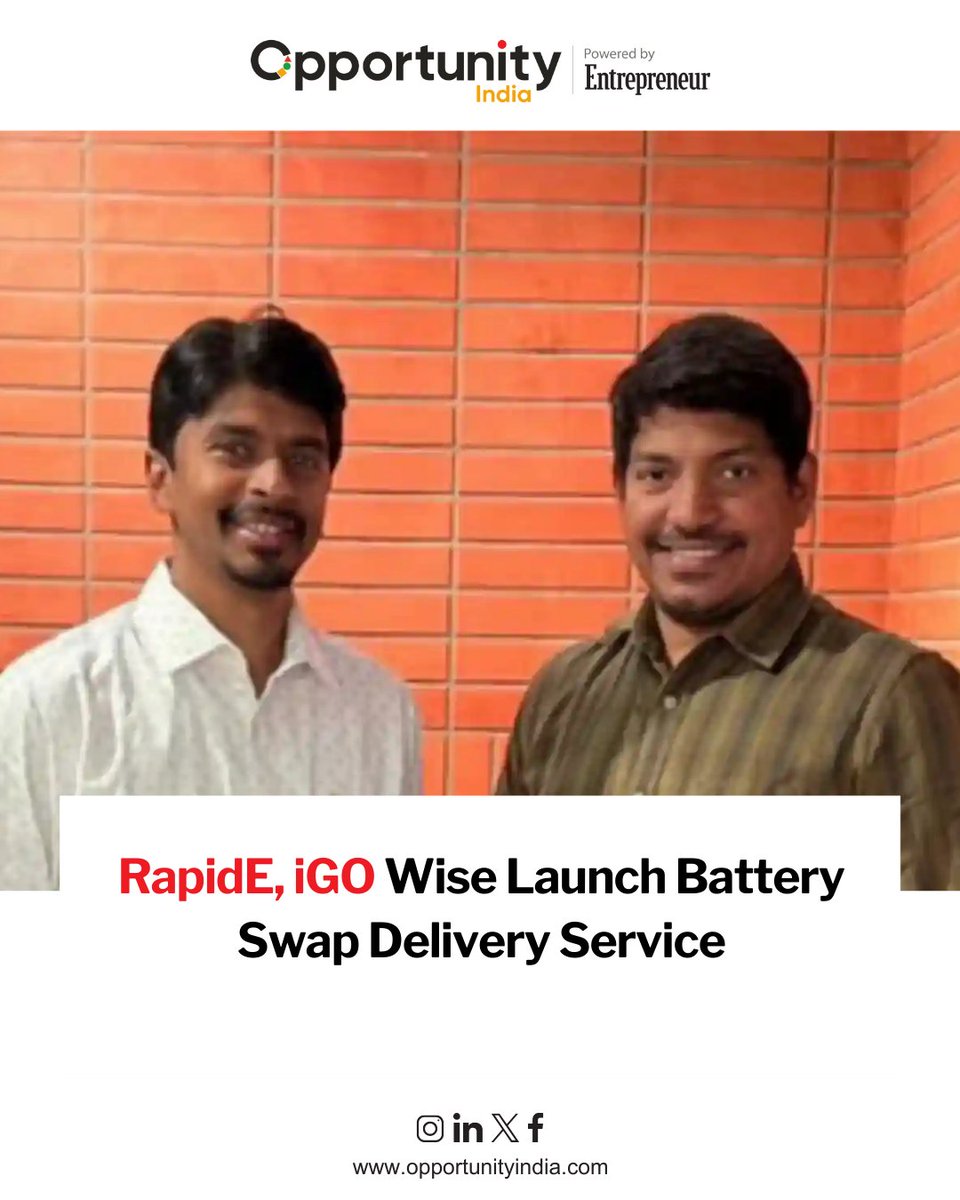 RapidE, iGO Wise Launch Battery Swap Delivery Service

RapidE Power and iGO Wise Mobility have partnered to launch a battery swap delivery service using the BeiGO X4 electric vehicle.

#RapidEPower #iGOWise #BatterySwapping #ElectricVehicles #EVInfrastructure #GreenLogistics