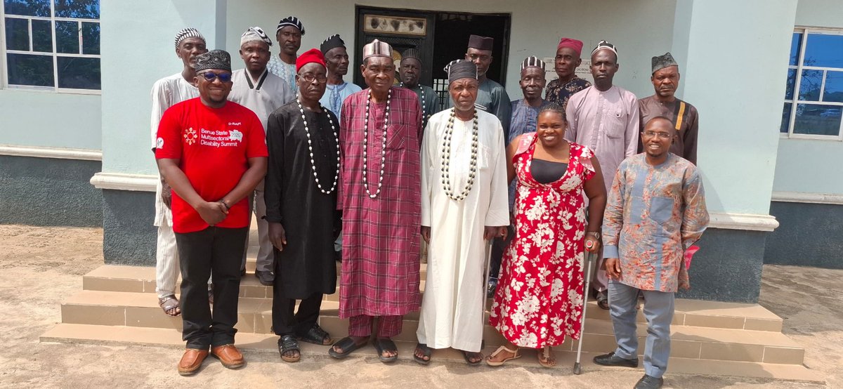 womenfundng's tweet photo. Promoting inclusion in Benue! @womenfundng - D-RAPID team visits Asst Secretary to Govt &amp; traditional leaders in Tarka, Okpokwu, &amp; Ushongo LGAs, advocated for Benue Disability Act adoption &amp; rights of persons with disabilities
#Seetheability #LegislateInclusion #Inclusivity4all https://t.co/9ECHhsZPzL