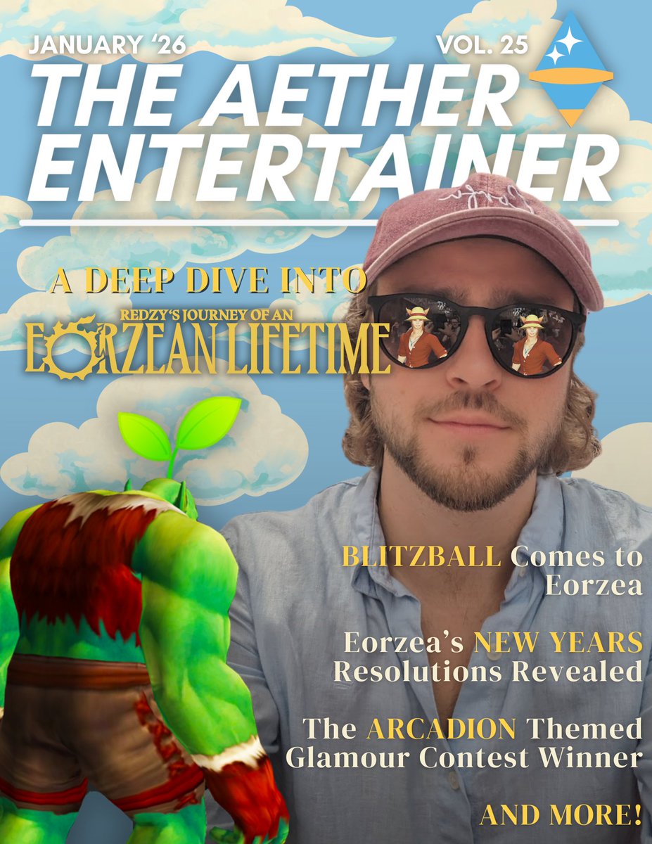 Aether Entertainer Volume 25 is OUT NOW! Read it at: theaetherentertainer.carrd.co 
This month, we sat down with an MMO player making a new journey through Eorzea - <a href="/Redzytv/">Redzy</a> 

#FFXIV #FinalFantasyXIV #Redzy #AE #AEMag