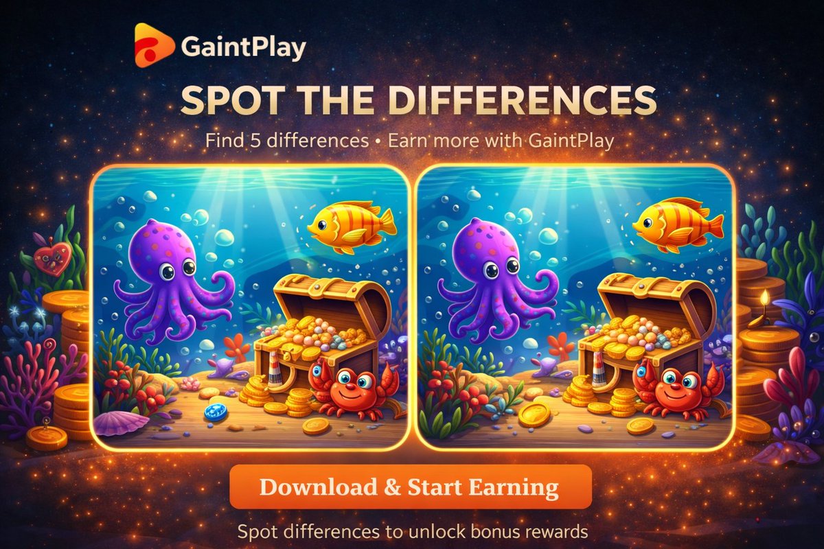 Gaintplaycom's tweet image. Can you spot all 5 differences? 👀✨
Tag a friend and work together to find them faster! 🔥

#GaintPlay #SpotTheDifference #TagAFriend #PuzzleChallenge