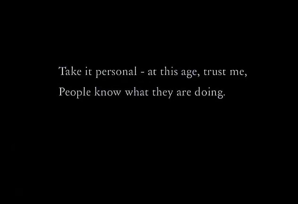 Take it personal 🔨