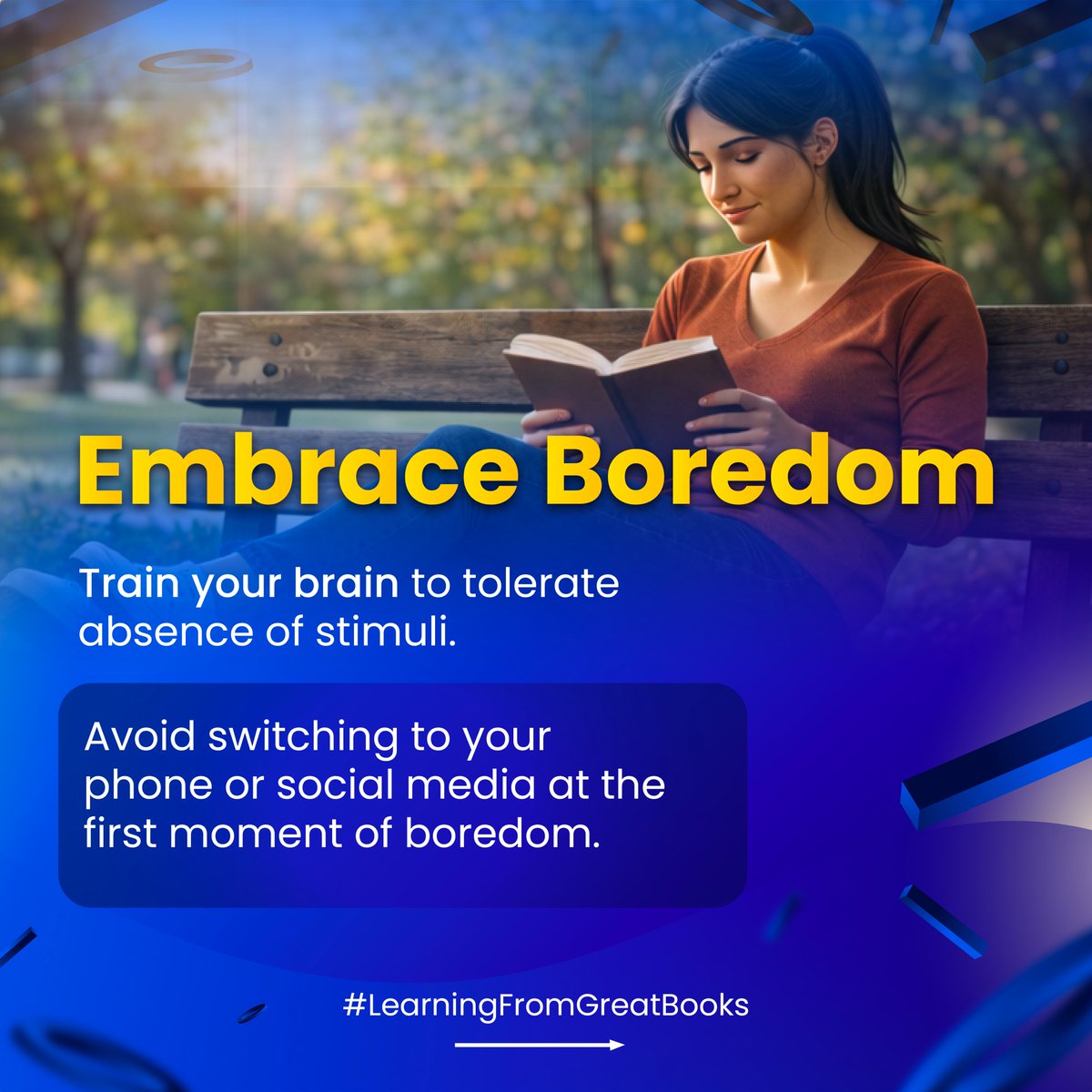 Tmumbd's tweet image. Reclaim your focus in a distracted world.
Inspired by Deep Work by Cal Newport, these principles show how protecting your attention leads to better ideas, stronger results, and meaningful progress in less time.
.
#DeepWork #ProductivityTips #SmartWork #TMU