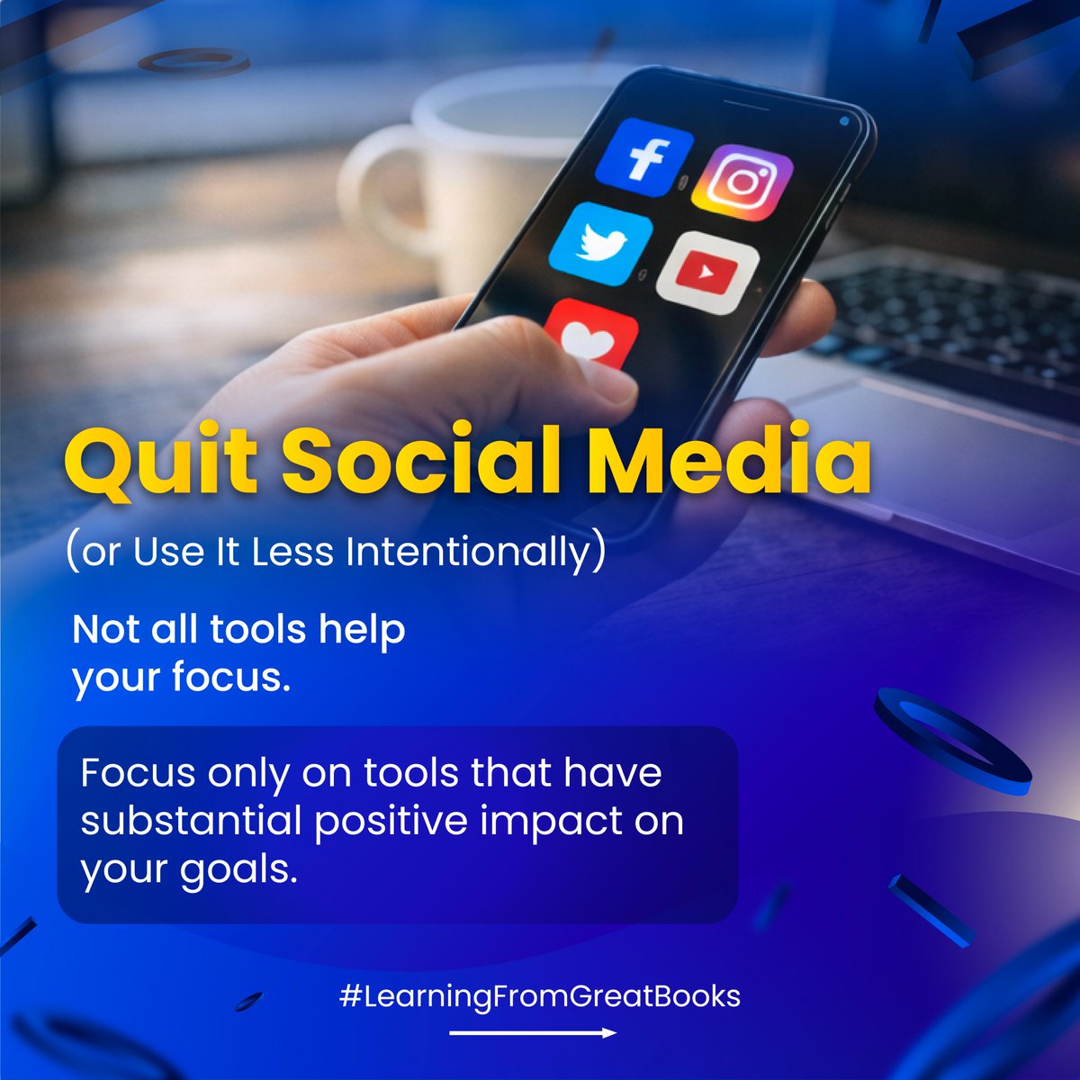 Tmumbd's tweet image. Reclaim your focus in a distracted world.
Inspired by Deep Work by Cal Newport, these principles show how protecting your attention leads to better ideas, stronger results, and meaningful progress in less time.
.
#DeepWork #ProductivityTips #SmartWork #TMU