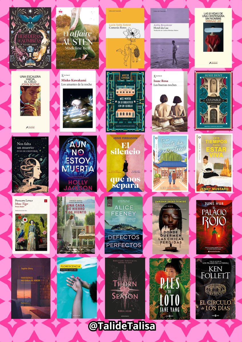 TalideTalisa's tweet image. Además de las que ya hablé 
aquí, estas son mis lecturas de 
los últimos meses.  🤓