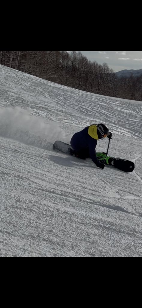 先日のSHARK
#snowmoto 
#スノーモト 
#snwscoot 
#スノースクート