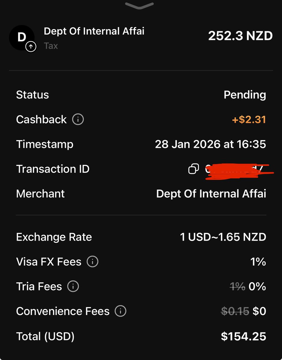 Purchased a New Zealand passport with crypto 🚀 Thank you @useTria, the  transaction was instant and easier than using my @Visa card!