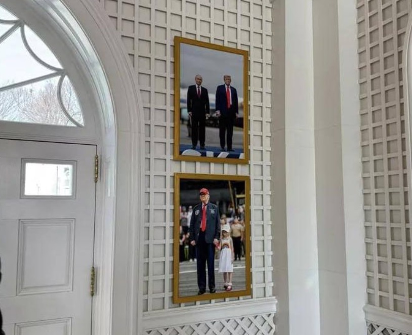 Tramps Baltajā namā pie sienas pielicis savu bildi kopā ar Putinu Ankoridžā. Vairs jau pat neslēpj savu dziļo mīlu pret diktatoru, kuram tik ļoti gribētu līdzināties. Un Saeimā ir politiķi, kuri šim Putina drauģelim grib pakaļu bučot.