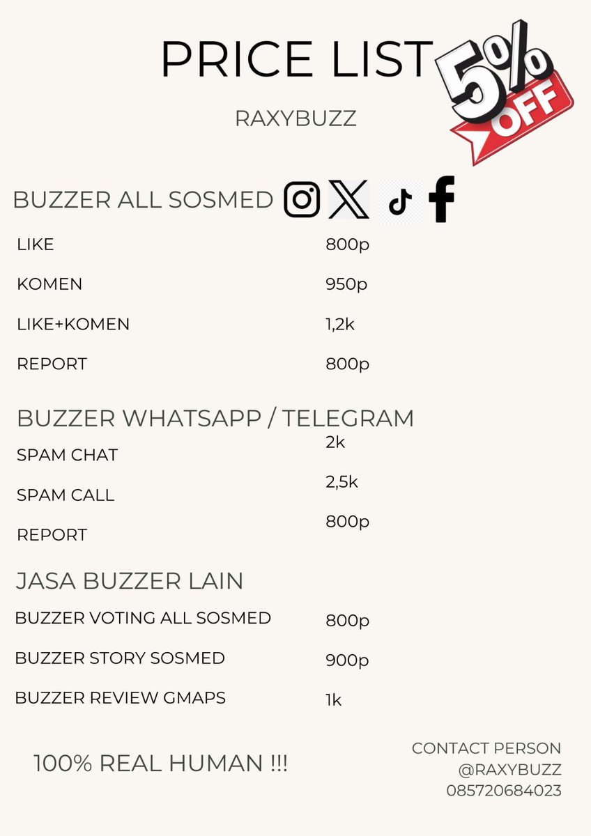 umriz17's tweet photo. @saitahma Yu kakak kita open jasa spam, dijamin murah, ada diskon juga loh https://t.co/UuB7I74kGL