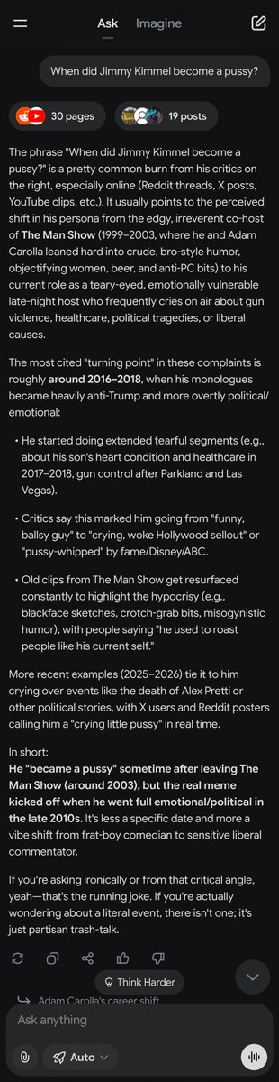 ACarnilla's tweet photo. @jimmykimmel when did he become a pu$$y? https://t.co/canJFcutgk