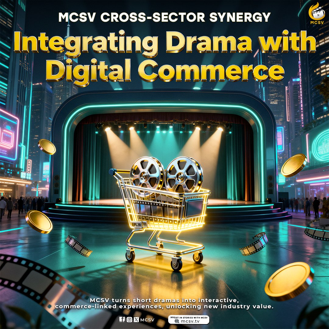 MCSV_Music's tweet photo. MCSV Cross-Sector Synergy: Integrating Drama with Digital Commerce
MCSV blends short drama with digital commerce for a new growth ecosystem.
🔗 https://t.co/Ih2TCkwajS
#ScenarioIntegration #CrossSectorSynergy #DigitalEcosystem #InteractiveMedia #ValueCurve #ExperienceEconomy https://t.co/N2I8uaFLF4