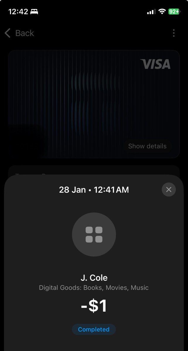 Tangem Pay is fun to use. I know it’s just debit card, but the fact that I’m using my crypto to buy J Cole’s Birthday Blizzard 26 Mixtape makes it exciting, and more than “just a debit card” <a href="/Tangem/">Tangem</a> hands down is THE best crypto wallet.