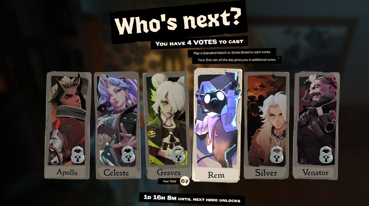 Milahrza's tweet photo. Vote #Graves 6 7? 

#deadlock https://t.co/FDt2A4EOB6