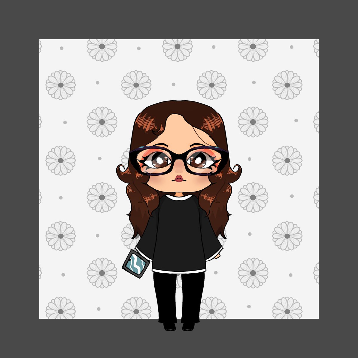 I drew myself as a chibi character 
I know ,she looks so cute, should I  draw more of chibi OCs
And which character should I turn them into chibi 
#ocart #digitalart #DigitalArtist #art #Chibi