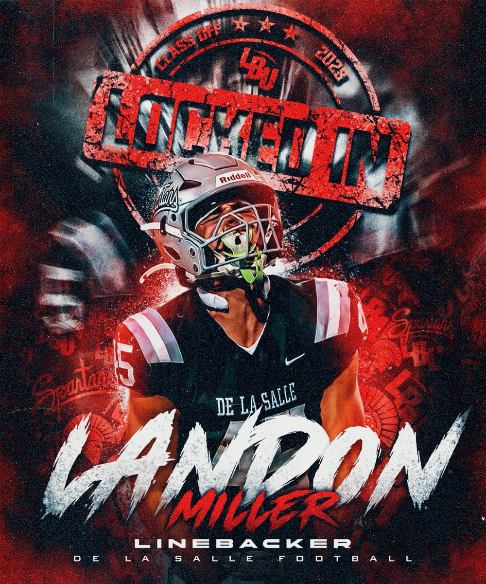 LBUTraining's tweet image. LBU SHOWCASE ANNOUNCEMENT 🚨
One of the TOP-RANKED LINEBACKERS in the Class of 2028 is officially LOCKED IN 🔒💥

LANDON MILLER @LMiller2028 
Linebacker
De La Salle High School

🎯 LBU Showcase
⏰ Time to go to work.

#LBU #LBUpt #LBvRBshowcase