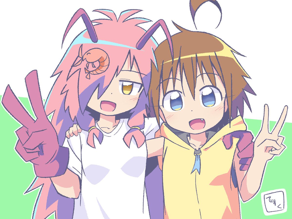 <a href="/EBI_tsun/">えびつん</a> 今更の返信ですがとても嬉しかったので描いちゃいました（ふでおその民）