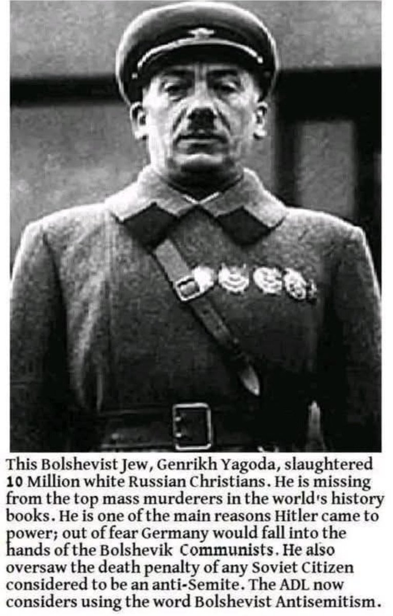 WWNHost's tweet image. ‼️🚨🇷🇺🇮🇱 Did you know the name ‘YAGODA’ is not mentioned in ANY Russian or American history textbooks?

Why is one of the world’s worst criminals being completely suppressed? 🤨
