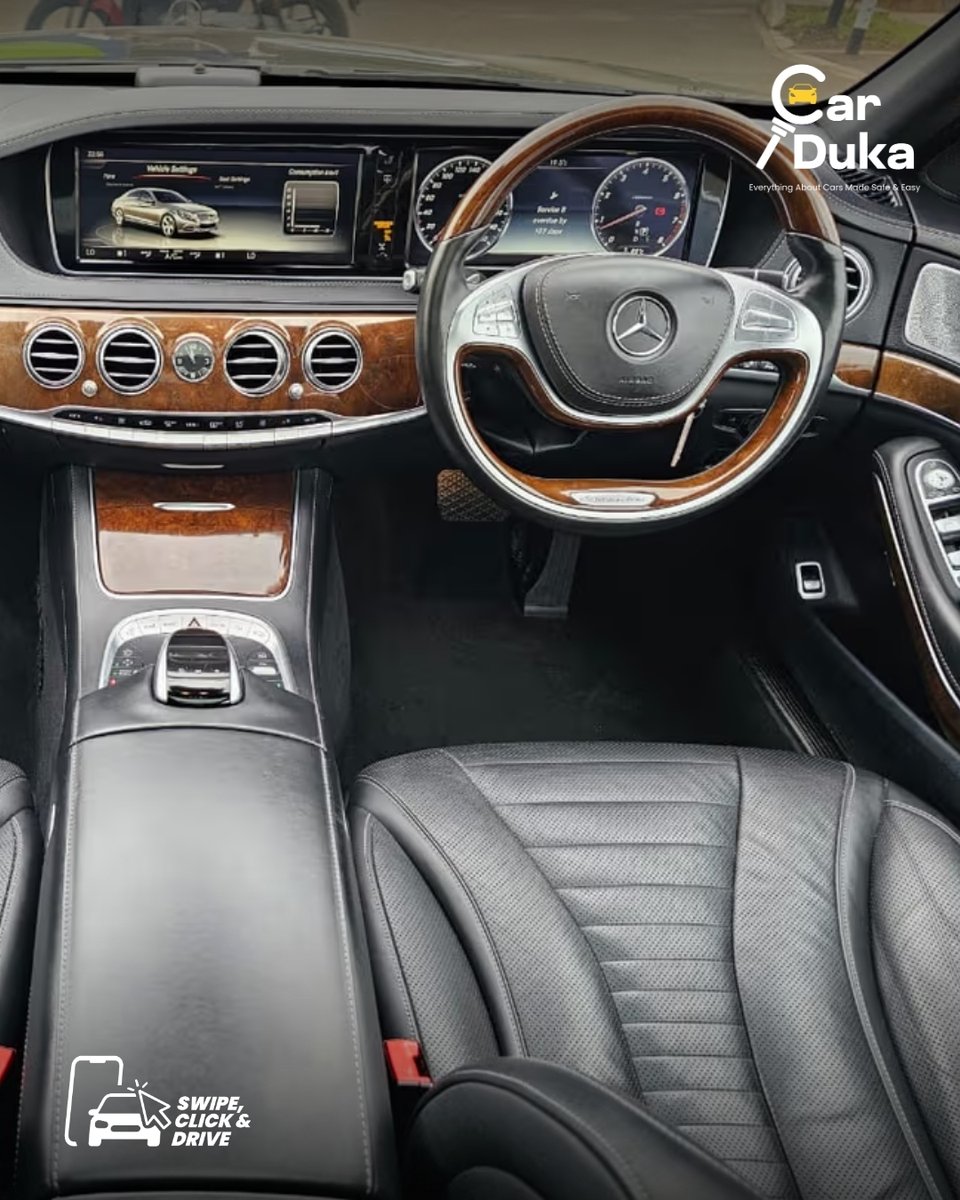 CarDukaKE's tweet photo. Experience supreme luxury, commanding performance, and cutting-edge technology — the 2017 Mercedes Benz S-Class S550 sets the standard for executive sedans. ✨🚘

Features at a Glance
🔹 4.7L V8 engine with smooth automatic transmission
🔹 Plush leather interior with high-end comfort & heated seats
🔹 Advanced safety & driver-assist systems for peace of mind
🔹 Signature Mercedes-Benz ride quality — quiet, refined, and elegant
🔹 Cutting-edge infotainment & convenience features for ultimate luxury

Price Options
💰 Cash: KES 7,500,000
💳 Finance: KES 187,606 per month for 5 years

📊 Specs | 128,000 kms | 4660 CC | Automatic | Petrol | Unregistered
Discover this luxury flagship on https://t.co/JiwJou0WOR or shop faster via the CarDuka App on Android & iOS.
#CarDuka #SwipeClickDrive #SwipeClickSell
