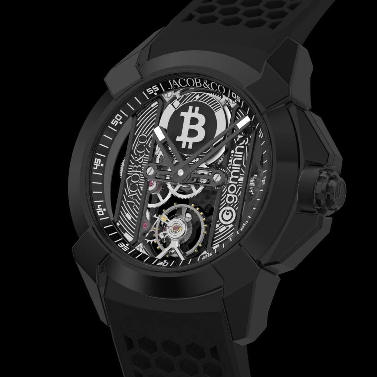 NEW: Jacob & Co. and GoMining have launched a limited-edition luxury watch  that integrates real Bitcoin mining capabilities directly into the wearable.