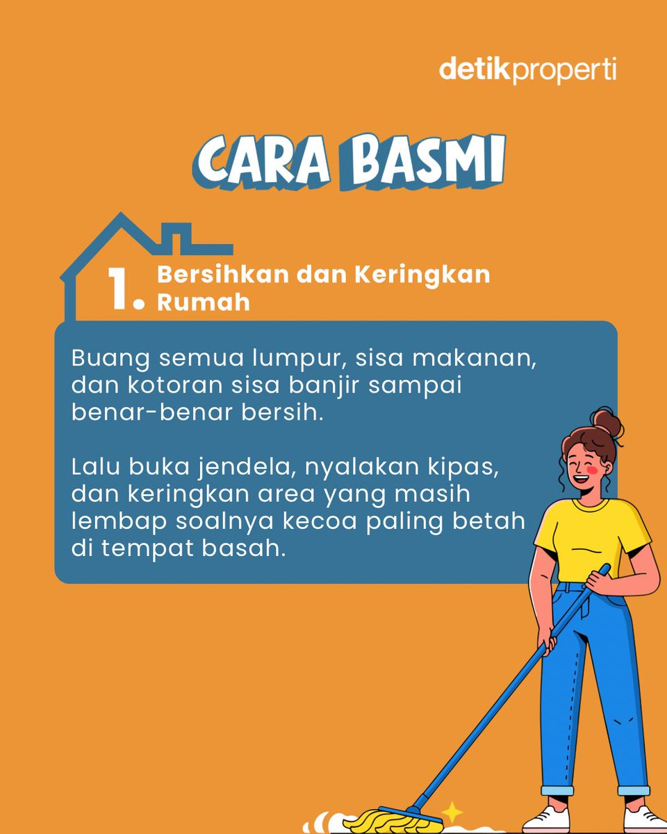 detik_properti's tweet image. Kok bisa ya kecoa muncul setelah banjir? 🪳 Dan yang lebih penting… gimana cara ngatasinnya biar nggak balik lagi? 🤔

Yuk langsung swipe carousel-nya biar rumah aman, nyaman, dan bebas drama kecoa! 👉

#detikProperti #Banjir #TipsRumah #Kecoa