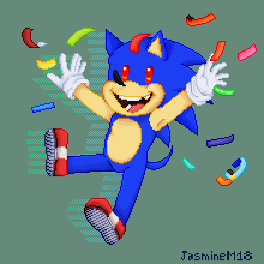 JasmineM1_8's tweet photo. Happy lil kids
#execommunity #sonicexe
#pixelart
#HOGSWEEP #sunkympeg https://t.co/JgGEM5iakG