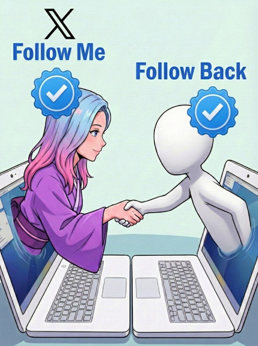 Let's grow more followers and connect with each other.