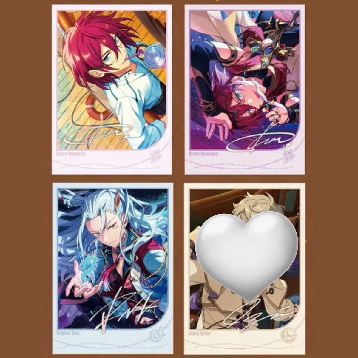 交換譲渡】 あんスタ 中国 限定 招募 スカウト ポラロイド チェキ