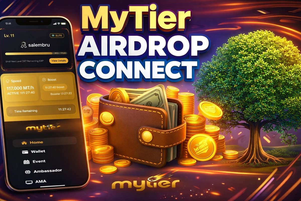 Mytier Network is a Ai security Web3 project where users earn EXP by completing simple tasks &amp; leveling up 🚀
Early users position for future rewards 🎁
📝 How to Register:
1️⃣ Visit the link
2️⃣ Sign up with email
3️⃣ start earning EXP
🔗 Register here: mytier.io/service/signup…