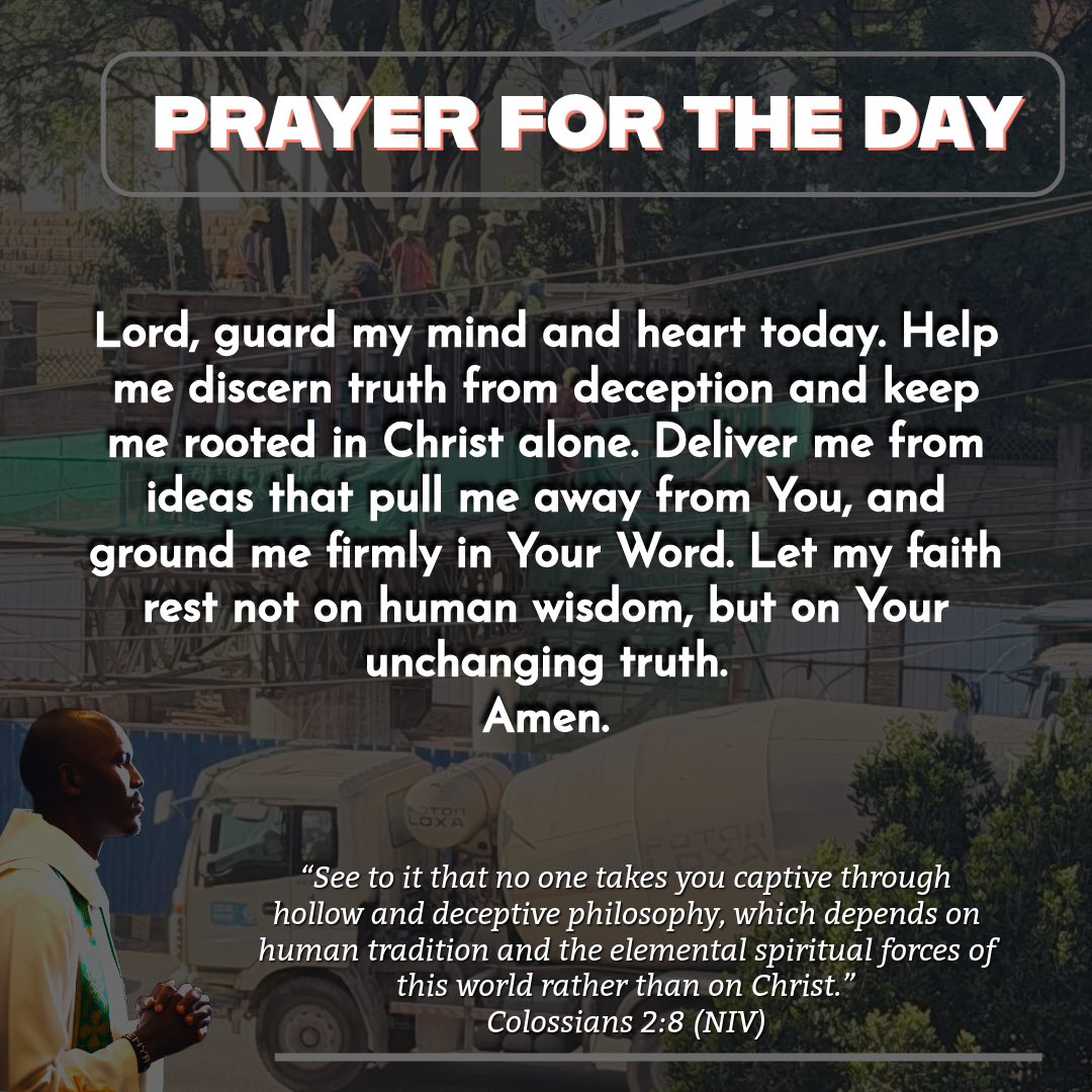 Not everything trending is truth.
Some ideas sound deep but pull you away from Christ. Stay anchored in Jesus He is the truth that sets you free.
#PrayerForTheDay #StayRooted #ChristianTok #TruthOverTrends🙏🏿