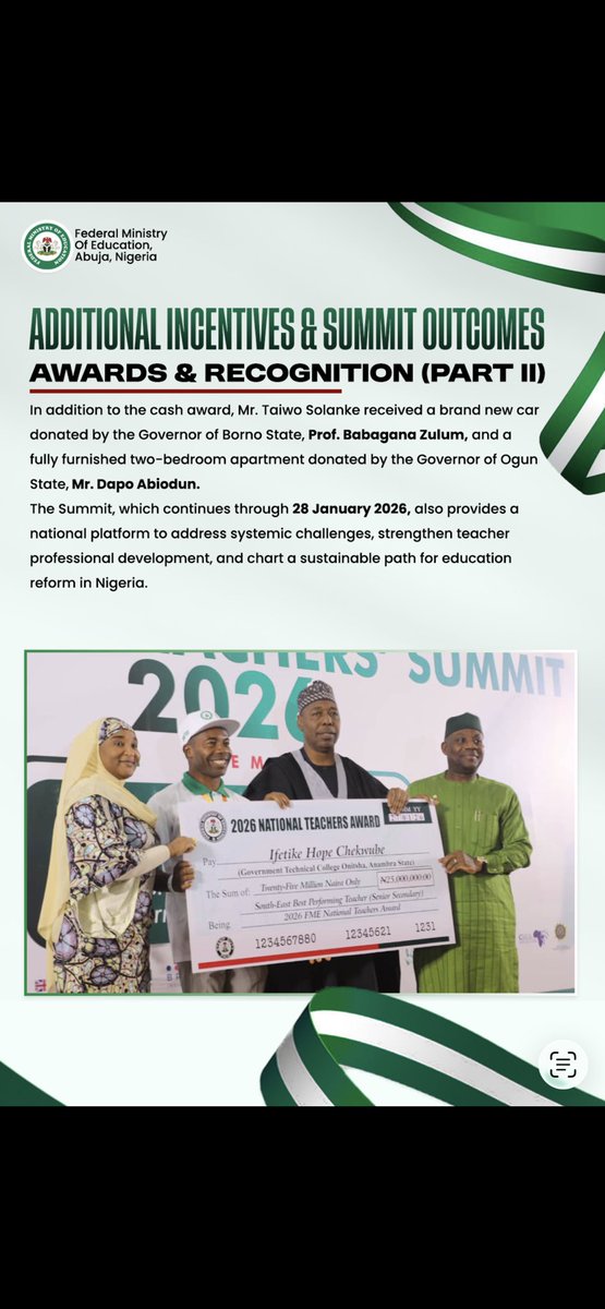 Federal Ministry of Education tweet media