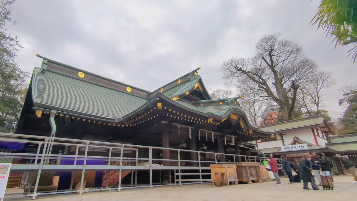 大國魂神社にいると落ち着く