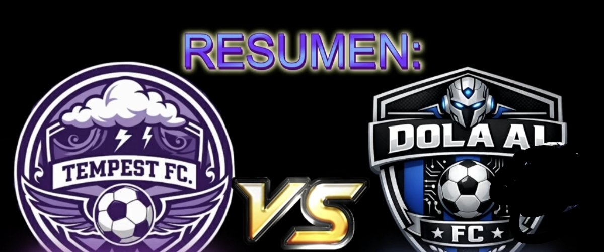 Y oficialmente iniciamos con la JK League of Champions, les dejo el primer partido Tempest FC vs DolaAI FC jornada 1 (resumen)
El partido completo lo encontraran muy pronto en Youtube ✌️.

vt.tiktok.com/ZSauf6bSr/