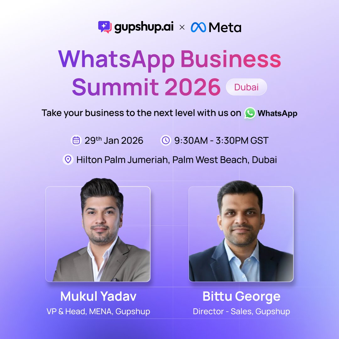 Gupshup.ai tweet media