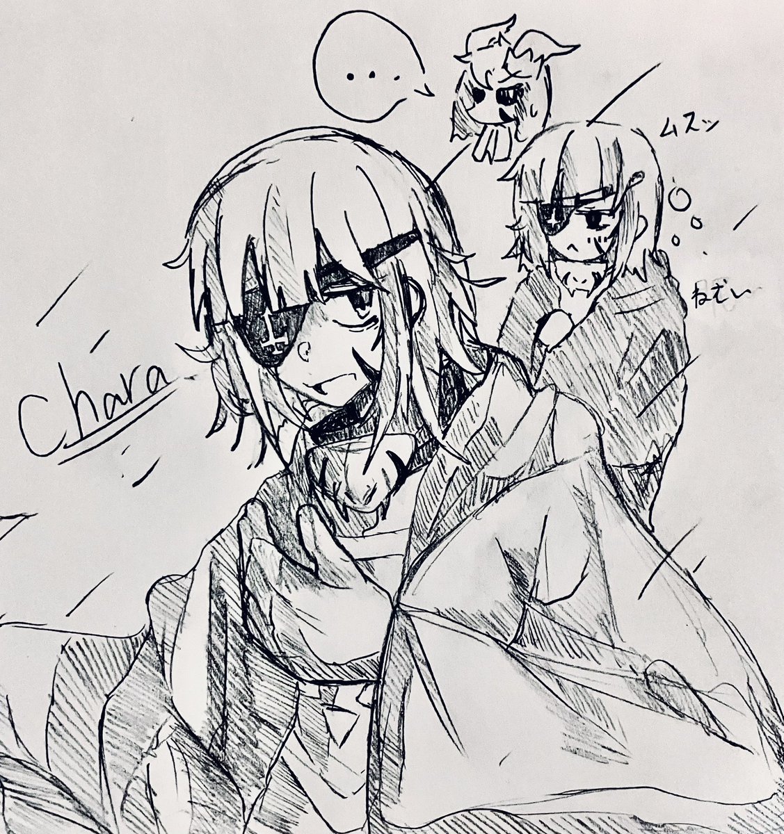 共同創作AUのCharaさん
#UndertaleAU #pollutiontale