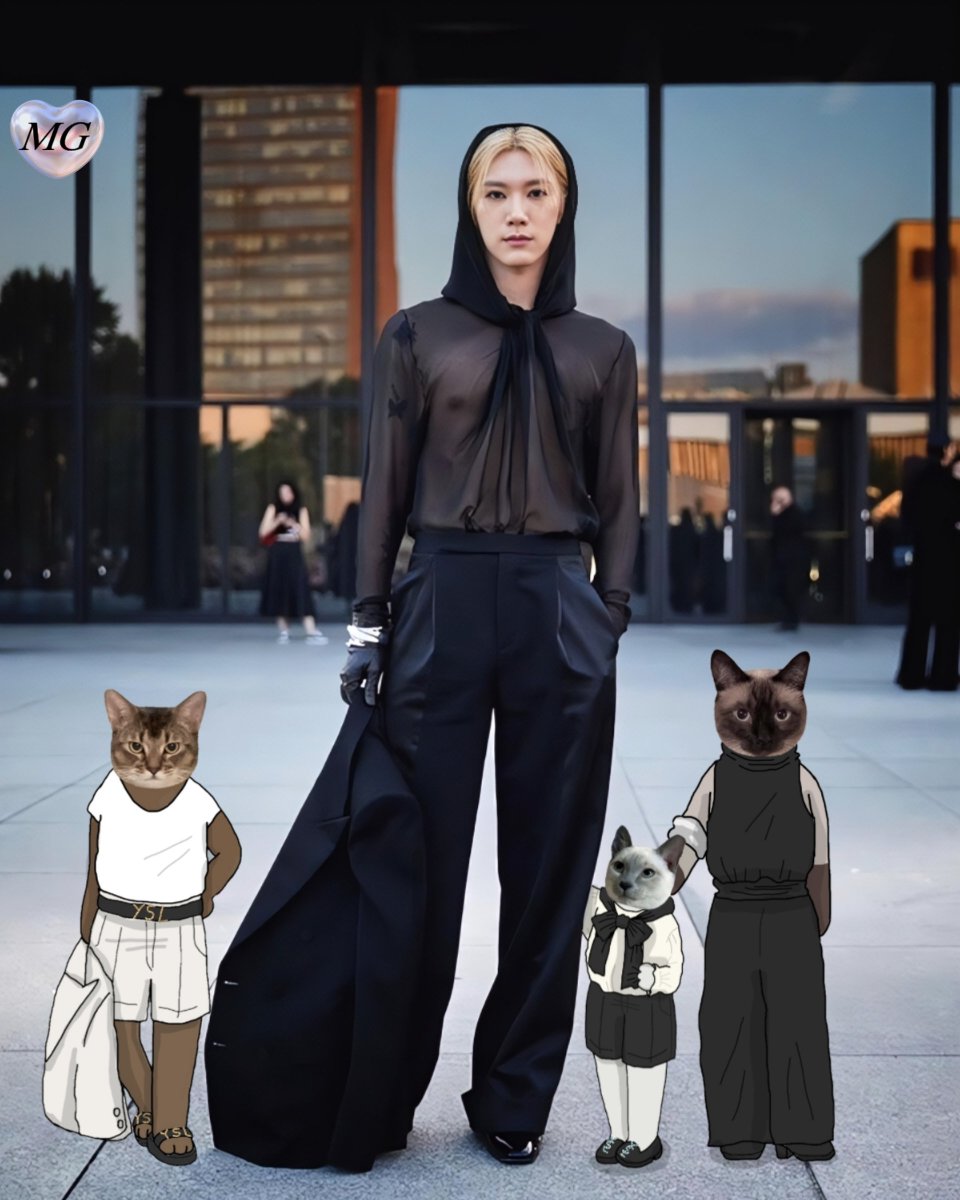 melon_gummy's tweet image. ☺️👍🏻✨🐱🐱🐱🐱✨
#SaintLaurentxTEN