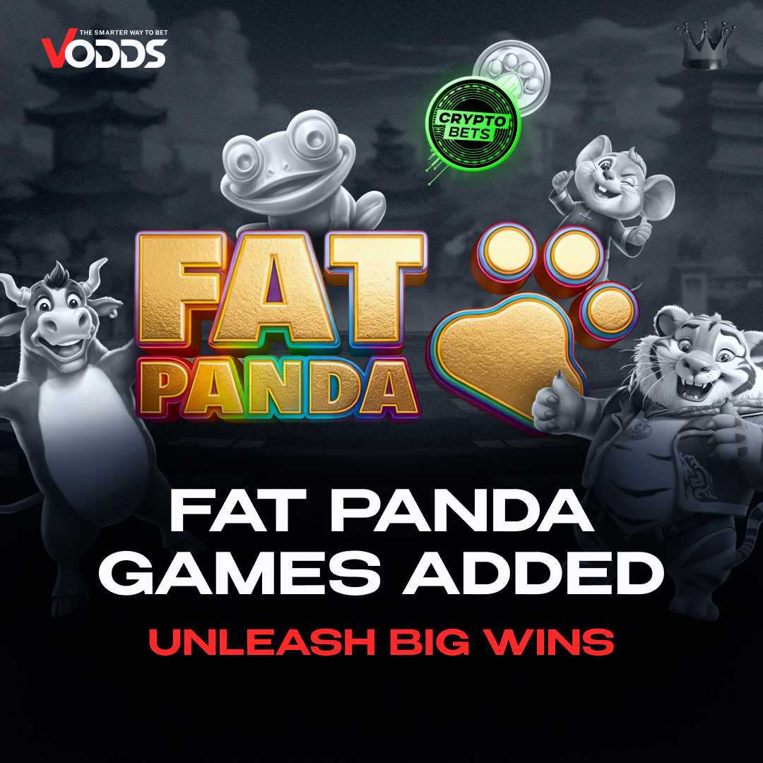 🎉 Meet Our Newest Game Provider - Fat Panda! 🐼🔥 Big news for slot  lovers! Fat Panda has officially joined VOdds, bringing a fresh wave of  fun, bold visuals, and high-energy gameplay.