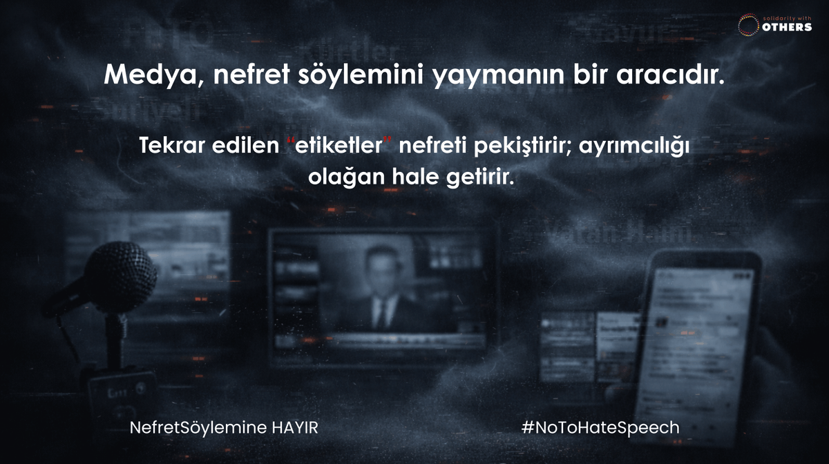 ❗️Medyanın tek seslileştirilmesiyle Gülen hareketine karşı nefret söylemi sistematik hale getirildi.

NefretSöylemine HAYIR