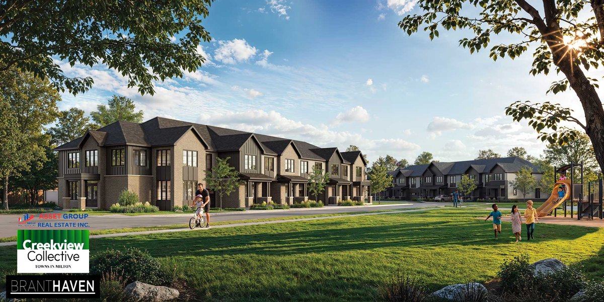 REGISTER WITH US: creekviewcollectivemilton.ca

🔥Creekview Collective, Milton🔥
🏗️Branthaven Homes
📍Fourth Line &amp; Derry Road, Milton, ON, CA
🏠21’ Back-to-back, 20’ Rear Lane &amp; 23’ 2-Storey Backyard Townhomes 
💰Price start from $699,990
🔐Est. Occupancy: 2028

📩info@assetgroup.ca