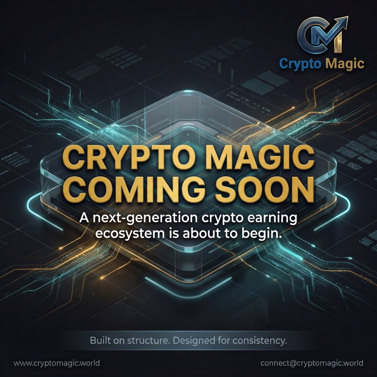 crypto_mag74470's tweet photo. Crypto Magic is coming.
Built on structure. Designed for consistency.
The next phase of crypto earning is about to begin.

https://t.co/fjCkyOKl4s

#CryptoMagic #CMproject #cmecosystem #cryptosystem #comingsoon https://t.co/k7YTm5Vt5F