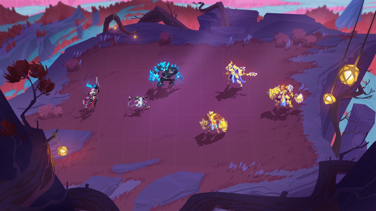 shant_elife's tweet photo. Testing a new approach to Duelyst arena design. I went for minimalism on purpose. The primary goal is for the environment not to distract from the units and gameplay.
#duelyst https://t.co/YLw0eTdSO5