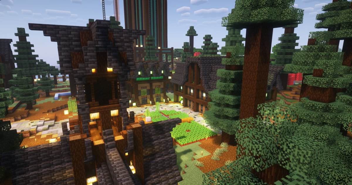 Eutatsu's tweet photo. GeoMinis - 2023, Oolyva 3 SMP

Small Mining Witch-Style village. Each building was themed around a different mineral. The iron building was a massive cave with an overkill 16 module iron farm inside for absolutely no reason. https://t.co/9Wbvn4UWRN